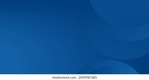 Abstrakter blauer Farbhintergrund. Dynamische Formenzusammensetzung. Vektorgrafik
