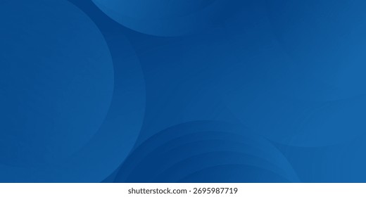 Fundo de cor azul abstrato. Composição de formas dinâmicas. Ilustração vetorial
