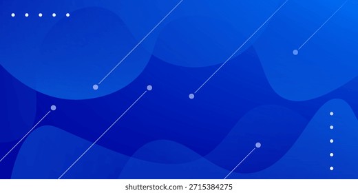 Abstract blue color background. Dynamic shapes composition. Eps10 vector