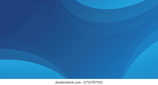 Fundo de cor azul abstrato. Composição de formas dinâmicas. Ilustração vetorial
