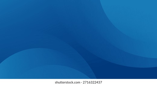 Abstrakter blauer Farbhintergrund. Dynamische Formenzusammensetzung. Vektorgrafik