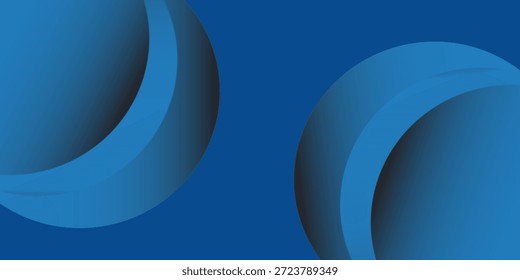 Fundo de cor azul abstrato. Composição de formas dinâmicas. Ilustração vetorial