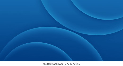 Abstract blue color background. Dynamic shapes composition. Vector illustration