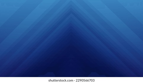 Abstract blue color background, low poly design. Trendy abstract blue background for wallpaper, banner and sports flyer. Modern backdrop for poster. Arrow and speed background. Abstract vector concept