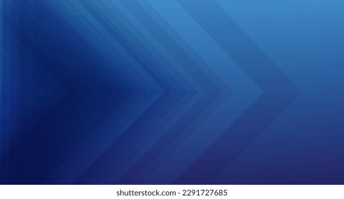 Abstract blue color background, low poly design. Trendy abstract blue background for wallpaper, banner and sports flyer. Modern backdrop for poster. Arrow and speed background. Abstract vector concept