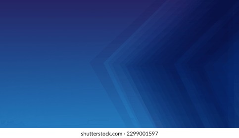 Abstract blue color background, low poly design. Trendy abstract blue background for wallpaper, banner and sports flyer. Modern backdrop for poster. Arrow and speed background. Abstract vector concept