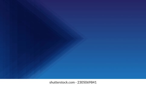 Abstract blue color background, low poly design. Trendy abstract blue background for wallpaper, banner and sports flyer. Modern backdrop for poster. Arrow and speed background. Abstract vector concept