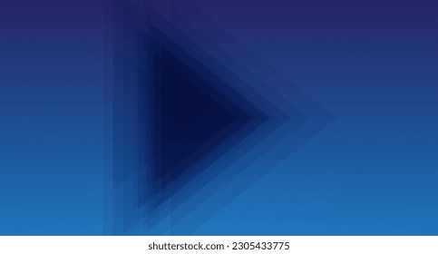 Abstract blue color background, low poly design. Trendy abstract blue background for wallpaper, banner and sports flyer. Modern backdrop for poster. Arrow and speed background. Abstract vector concept