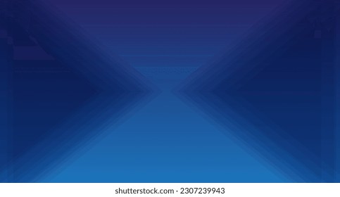 Abstrakter blauer Hintergrund, Low-Poly-Design. Trendy abstrakter blauer Hintergrund für Tapete, Banner und Sportflyer. Moderne Kulisse für Poster. Pfeil- und Geschwindigkeitshintergrund. Abstraktes Vektorkonzept