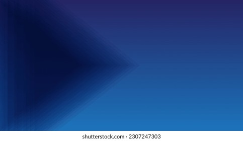 Abstract blue color background, low poly design. Trendy abstract blue background for wallpaper, banner and sports flyer. Modern backdrop for poster. Arrow and speed background. Abstract vector concept
