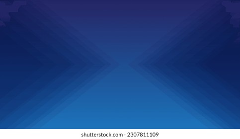 Abstract blue color background, low poly design. Trendy abstract blue background for wallpaper, banner and sports flyer. Modern backdrop for poster. Arrow and speed background. Abstract vector concept
