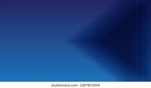 Abstract blue color background, low poly design. Trendy abstract blue background for wallpaper, banner and sports flyer. Modern backdrop for poster. Arrow and speed background. Abstract vector concept