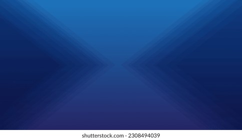 Abstract blue color background, low poly design. Trendy abstract blue background for wallpaper, banner and sports flyer. Modern backdrop for poster. Arrow and speed background. Abstract vector concept