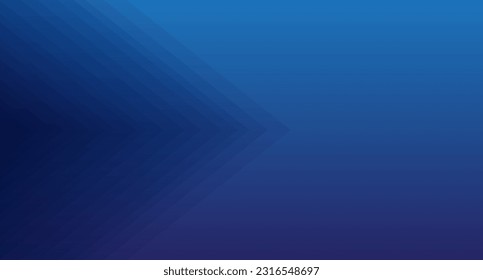 Abstract blue color background, low poly design. Trendy abstract blue background for wallpaper, banner and sports flyer. Modern backdrop for poster. Arrow and speed background. Abstract vector concept
