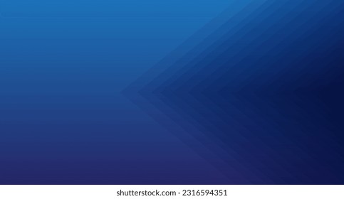 Abstrakter blauer Hintergrund, Low-Poly-Design. Trendy abstrakter blauer Hintergrund für Tapete, Banner und Sportflyer. Moderne Kulisse für Poster. Pfeil- und Geschwindigkeitshintergrund. Abstraktes Vektorkonzept
