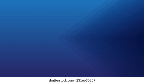 Abstract blue color background, low poly design. Trendy abstract blue background for wallpaper, banner and sports flyer. Modern backdrop for poster. Arrow and speed background. Abstract vector concept