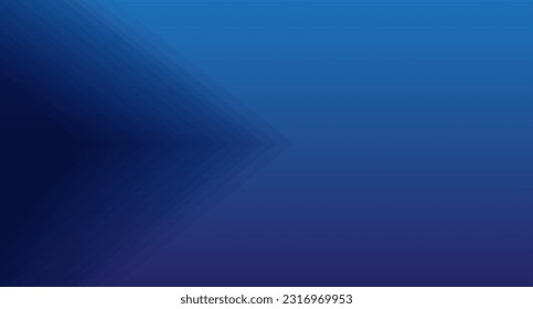 Abstract blue color background, low poly design. Trendy abstract blue background for wallpaper, banner and sports flyer. Modern backdrop for poster. Arrow and speed background. Abstract vector concept