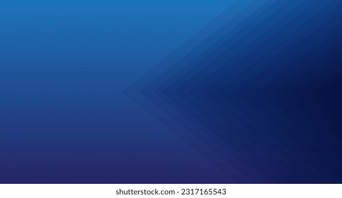 Abstract blue color background, low poly design. Trendy abstract blue background for wallpaper, banner and sports flyer. Modern backdrop for poster. Arrow and speed background. Abstract vector concept