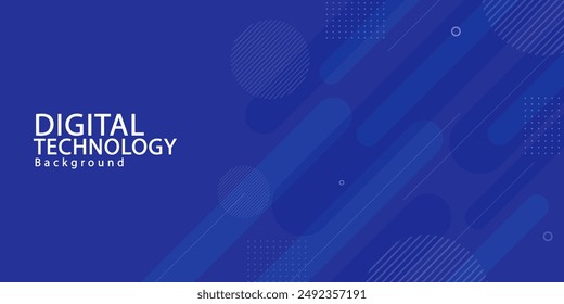 Abstract blue color background. Minimal geometric pattern gradients. Dynamic shapes composition. Design element for web banners, posters. Eps10 vector.