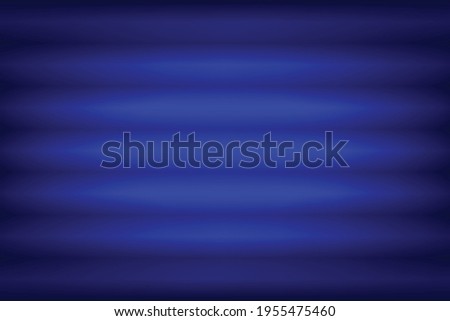 Abstract blue color background, modern design wall, midnight blue space, spotlight area . Vector illustration.