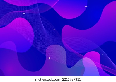fondo de color azul abstracto con estrellas pequeñas también forman azul violeta y azul claro, se puede usar para la venta banner, papel tapiz, folleto, página de inicio