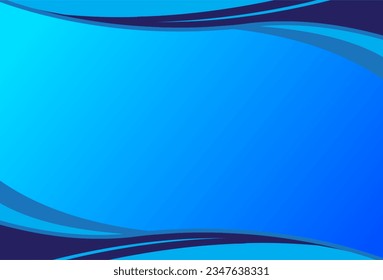 Abstract blue color background. Vector template. business background
