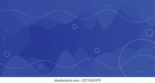 Abstrakter blauer Hintergrund. Vectordynamische Formgebung