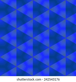 Abstract blue color background,triangles and hexagon