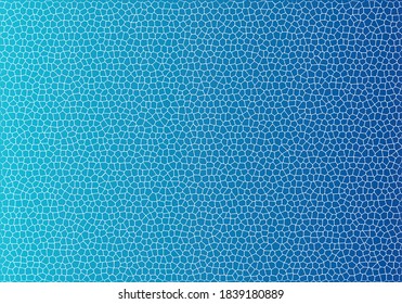 Abstract blue color broken stained glass background vector graphic design background