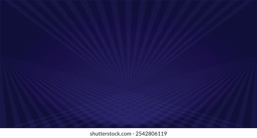 Abstract blue color burst background. 3D tech background. Vector illustration
