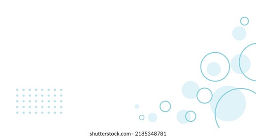 Abstract Blue Color Circle Background With Editable Dots And Elements. Premium Vector EPS Format.