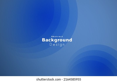 Abstract blue color geometric background ,The circle lines overlap each other to form a beautiful pattern , Modern background design for presentation design , illustration Vector EPS 10