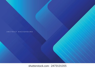 Plantilla de fondo de degradado de color azul Abstractas