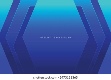 Abstract blue color gradient background template