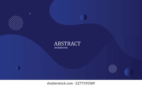 Abstract blue color gradient geometric shapes vector wave design eps background.