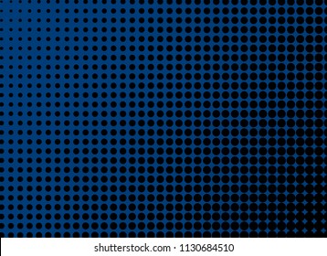 abstract blue color gradient halftone points background.dots pop art vector