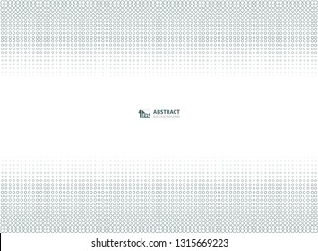 Abstract blue color of halftone circle pattern background.   eps10