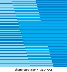 Abstract blue color lines