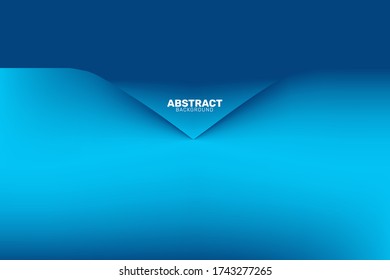 Abstract blue color mesh gradient background or wallpaper, and backdrop. vector for print, banner or website.