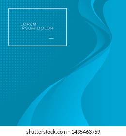abstract blue color modern background design