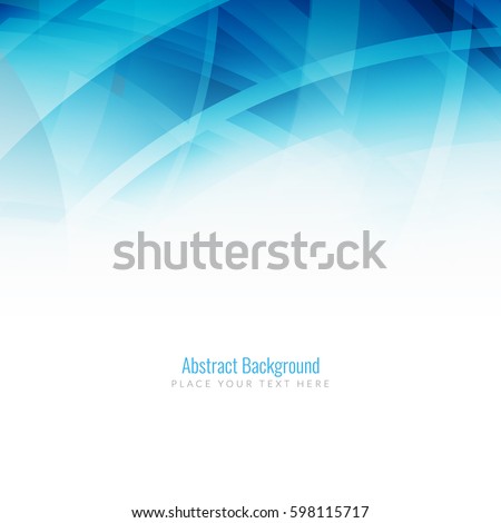 Abstract blue color modern background design