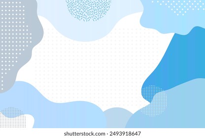 Abstract blue color paint pop art vintage 80s 90s retro background design geometric trendy modern creative colour line dots artistic shape splash vector cover banner tamplate texture wallpaper