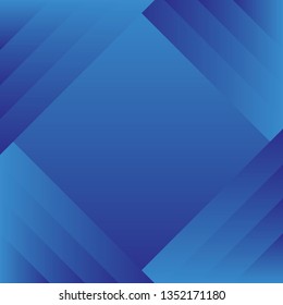 Abstract blue color pattern of geometric shapes, Geometric square background, vector