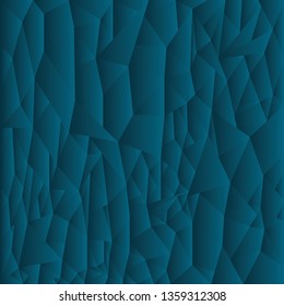 Abstract blue color pattern of geometric shapes, Geometric triangular background, vector