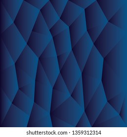 Abstract blue color pattern of geometric shapes, Geometric triangular background, vector