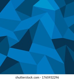Abstract Blue Color Polygon Background Design for your business