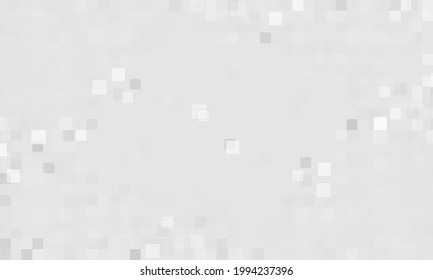Abstract Blue color random pixel background vector design. 