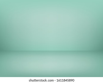 Abstract blue color tone background. Empty room with spotlight effect. EPS10 vector graphic art design.