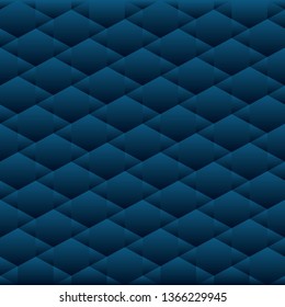 Abstract blue color triangle and hexagon shapes on background, vector illustration