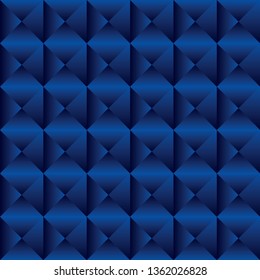 Abstract blue color triangle and square background, vector illustration